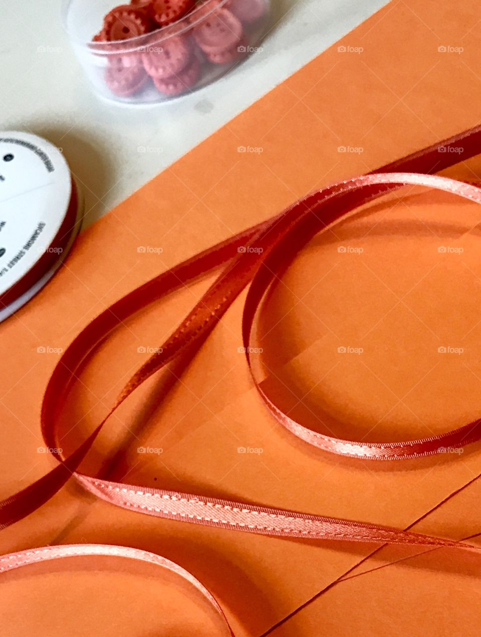 Orange Craft Supplies 