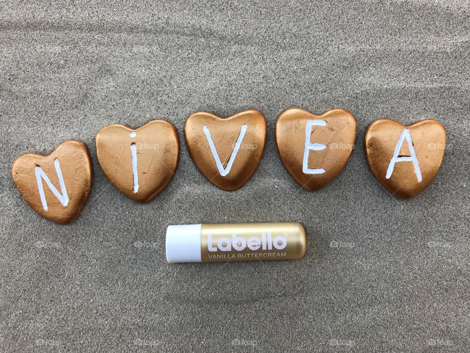 Nivea with colored stones 