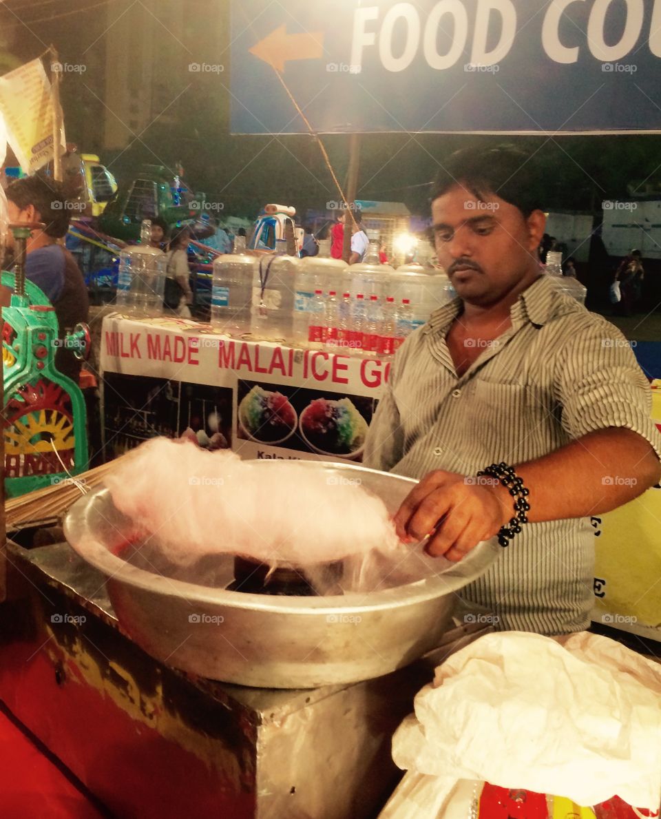 vendor at the fair