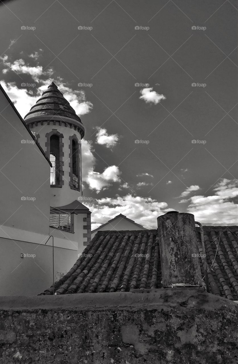 Church rooftop Gibraltar 