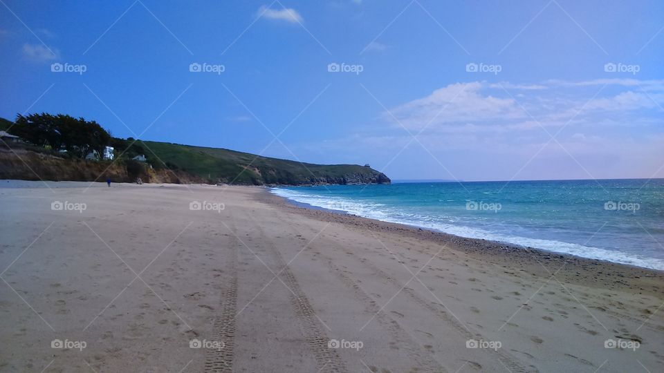 Cornish beach