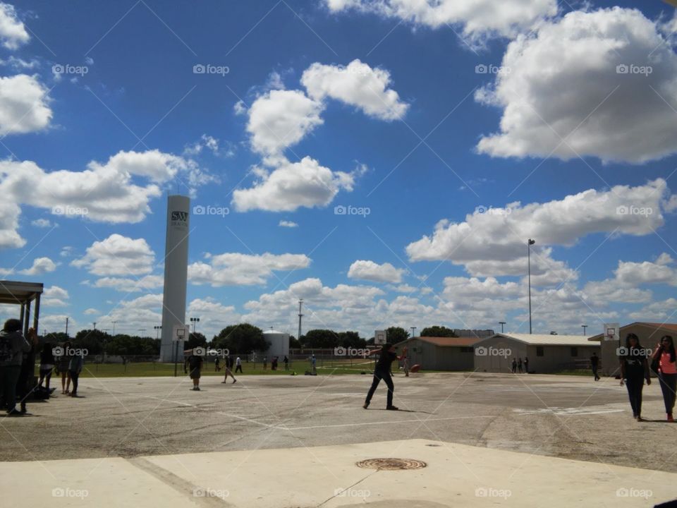 Freshman Campus courtyard