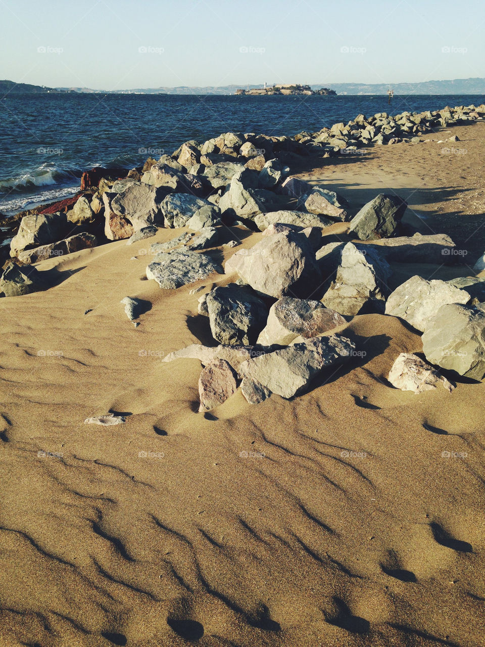 ROCKS ON BEACH