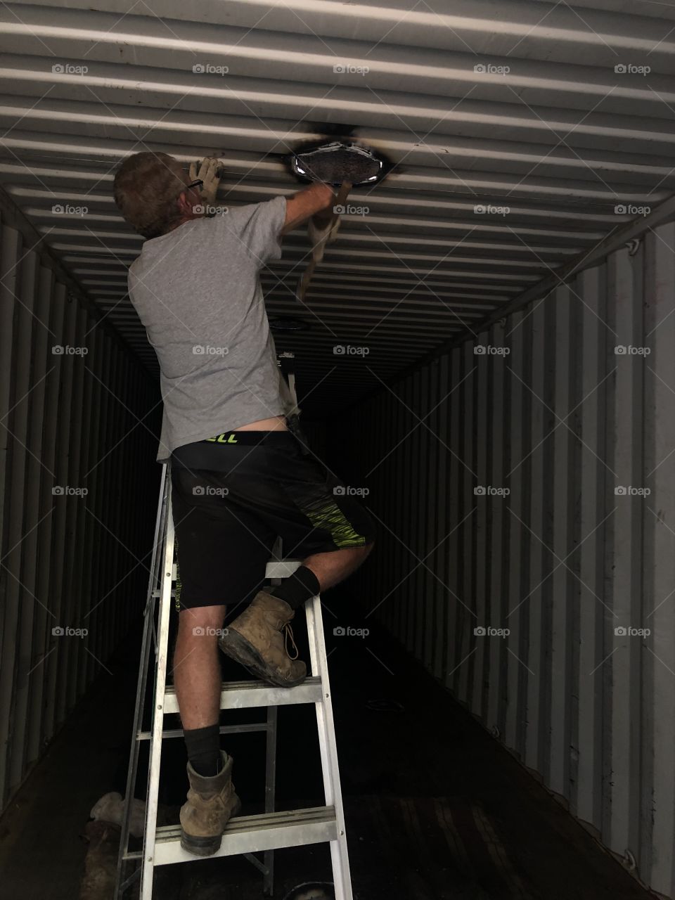 Installing a storm shelter 