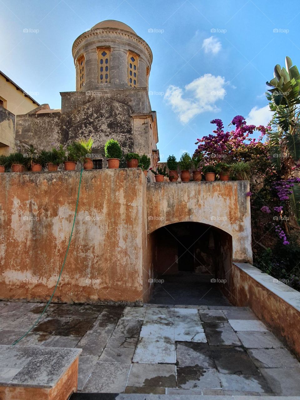 Architecture of a Cretan monastery