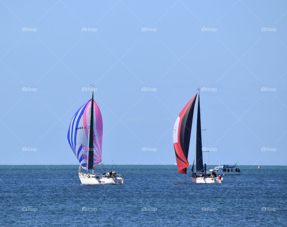 Yacht race at Sorrento 