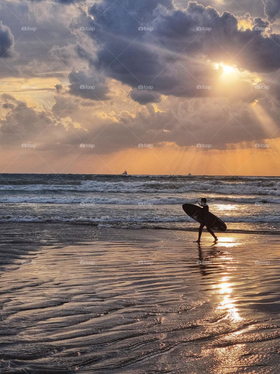sea sunset sunrise sky clouds