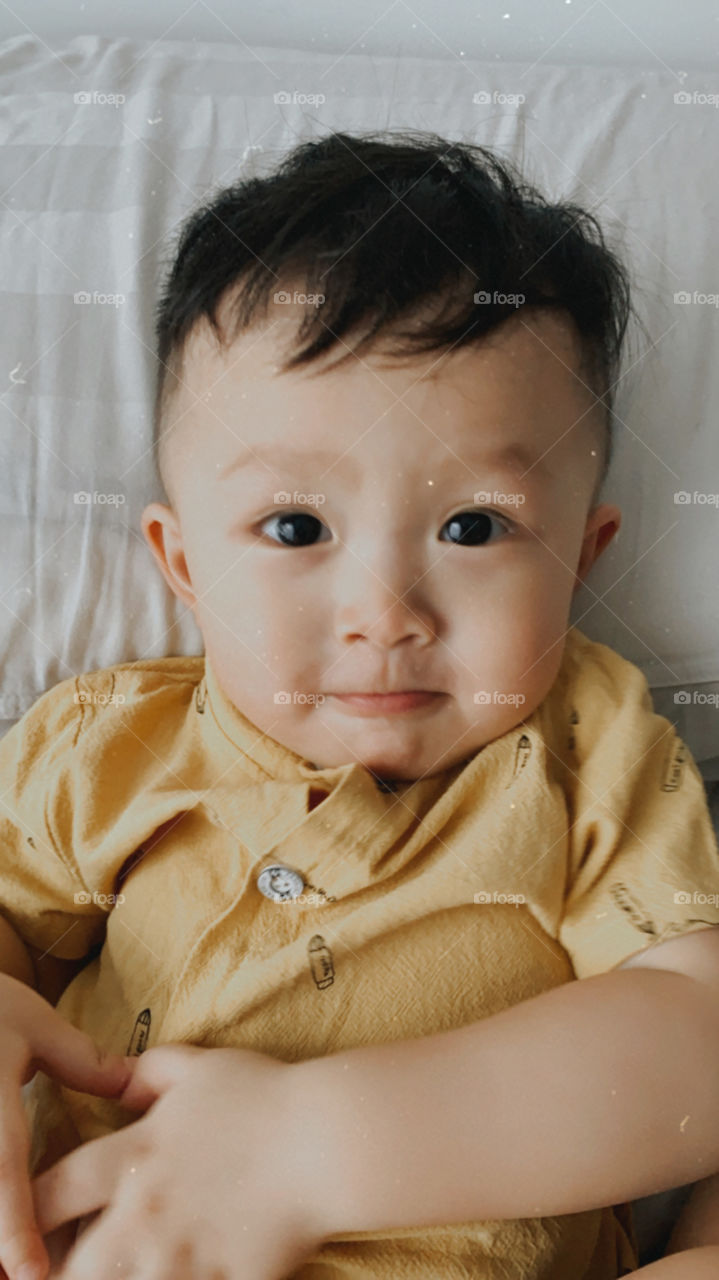 The real side of motherhood is seeing happy smiley kid 