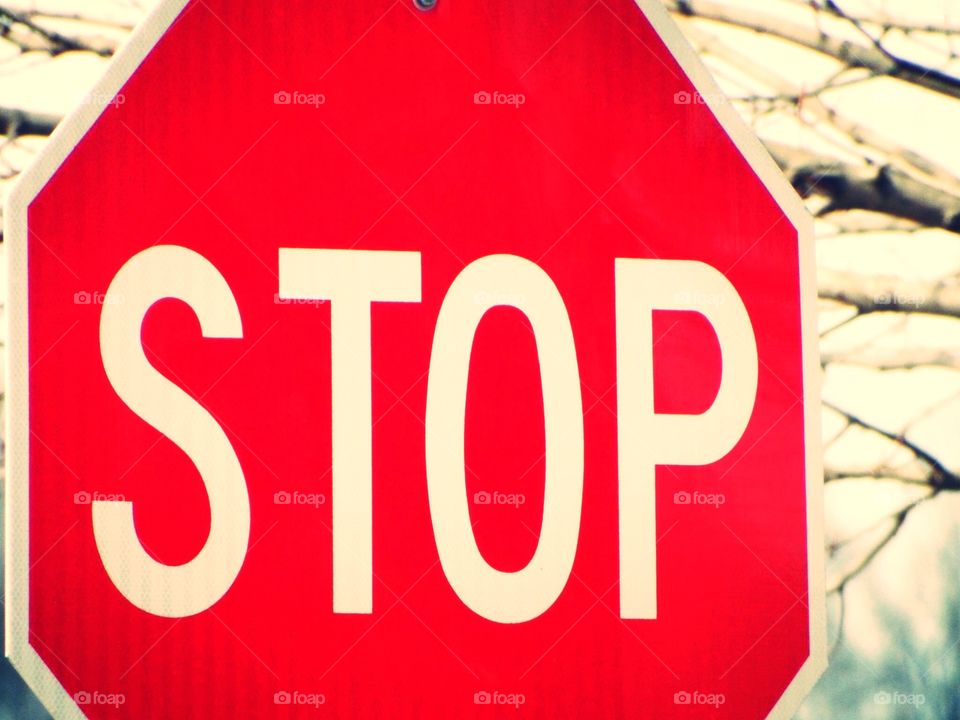 Stop sign