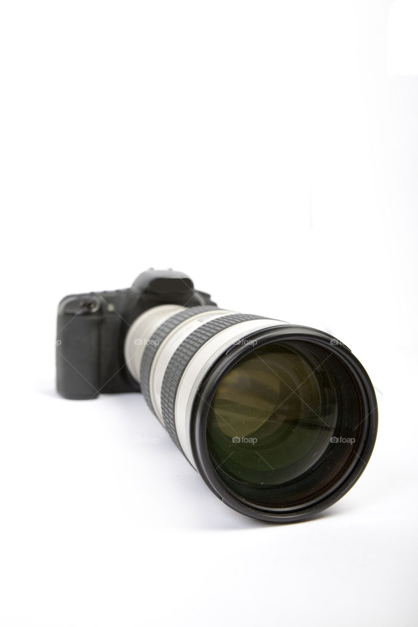 Lens, Zoom, Isolated, Equipment, No Person