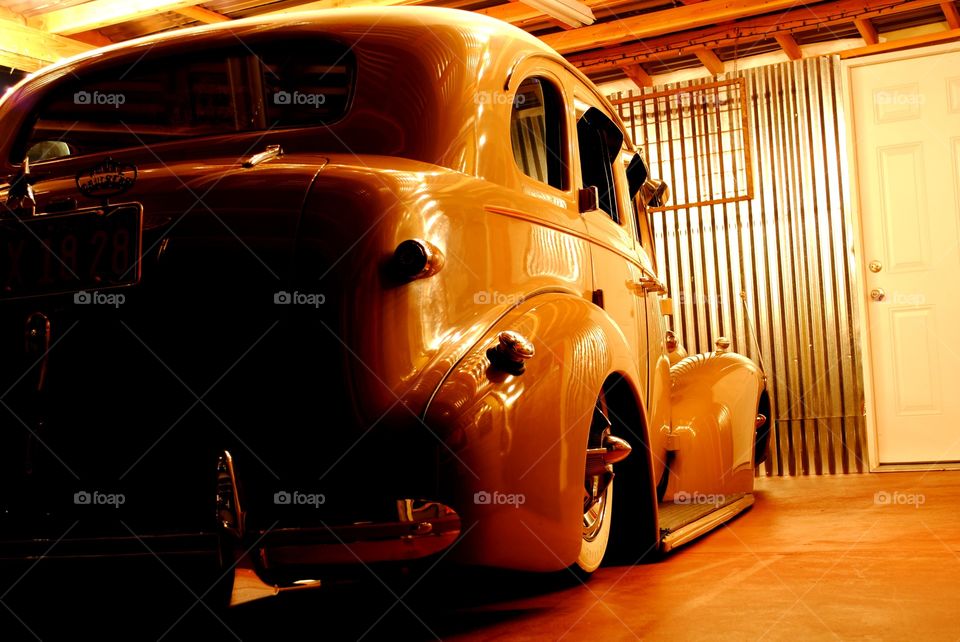 Garage Shot. 1939 Chevrolet Sedan in my garage.