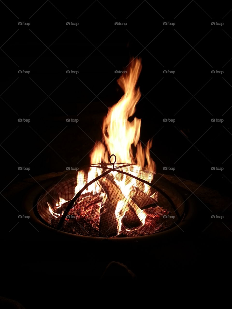 Night Outdoor Fire pit