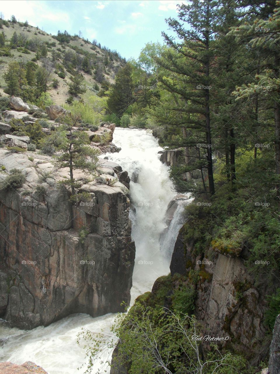 Wyoming Waterfall
