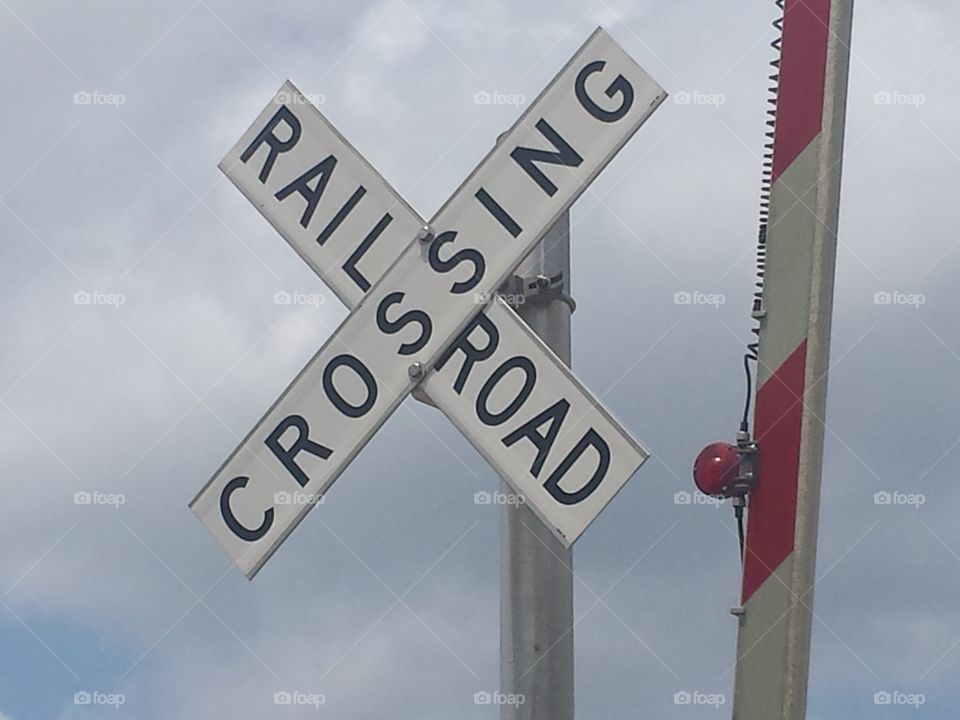 Railroad Crossing Sign