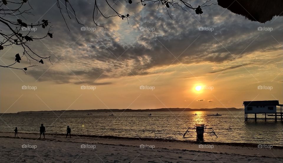 beautiful Lombok sunset
