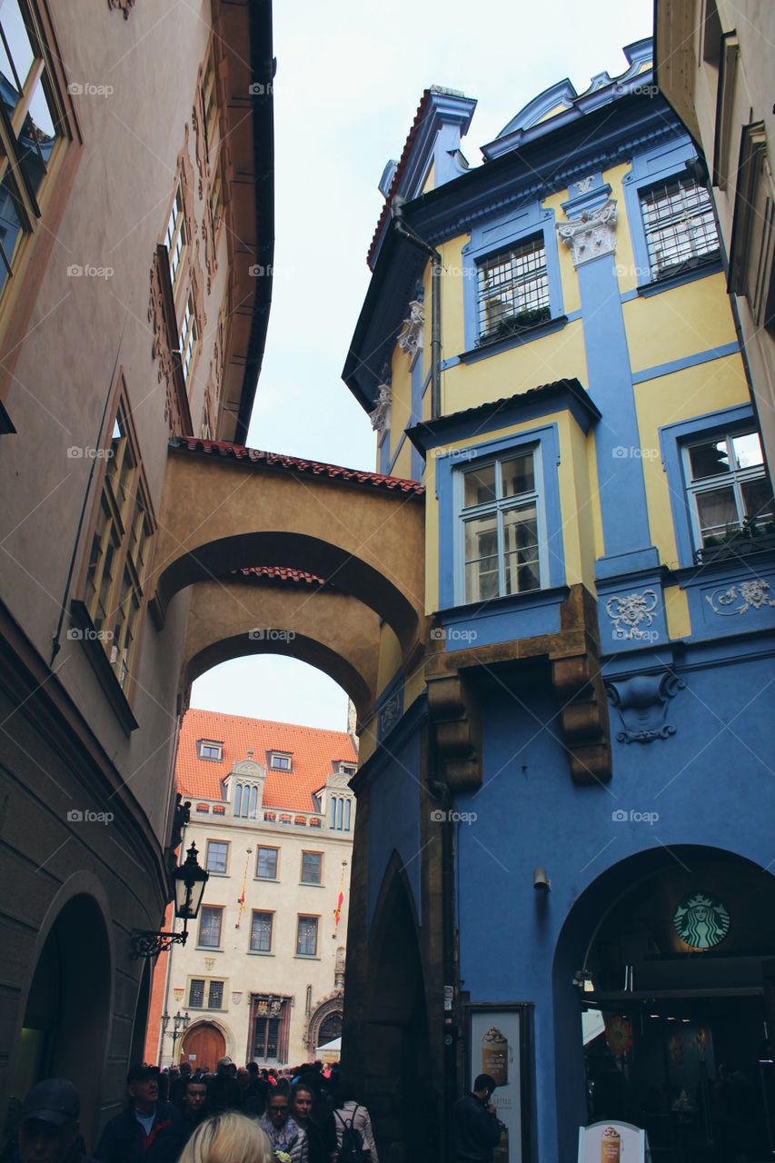 Beautiful fairytale land architecture, Prague CZ.