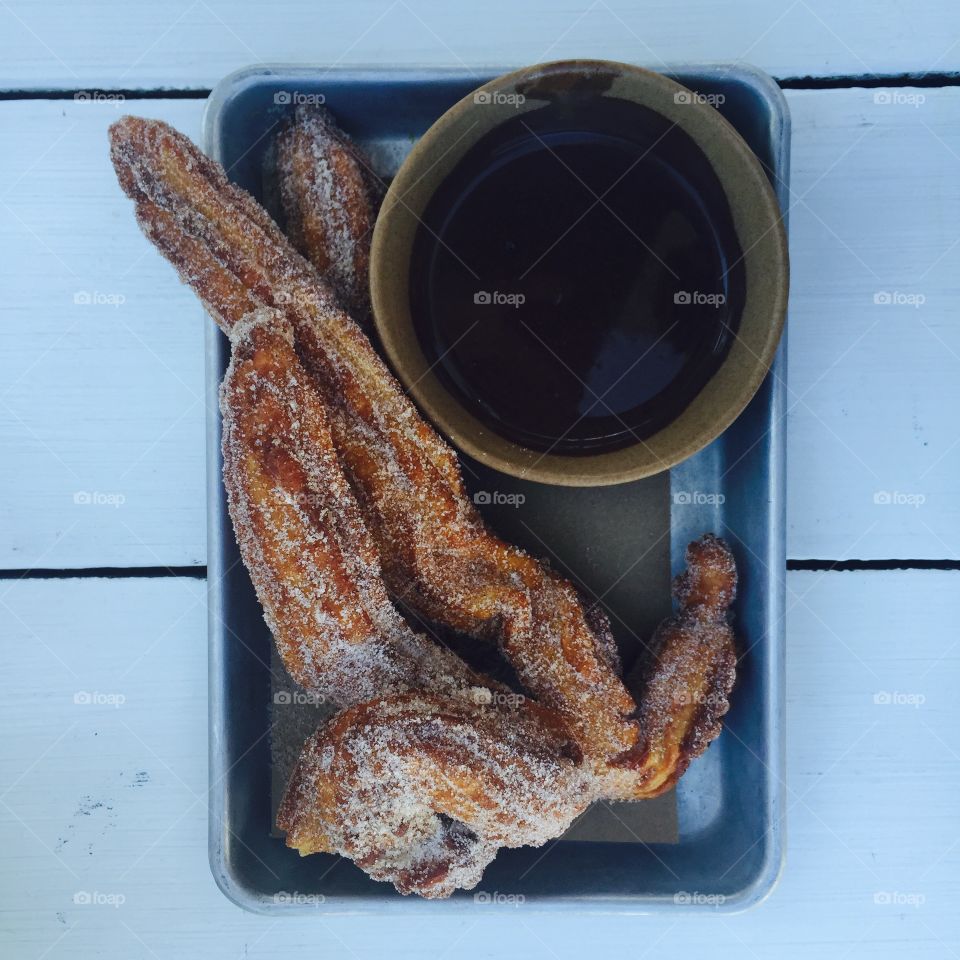 churros & chocolate! what could be better?