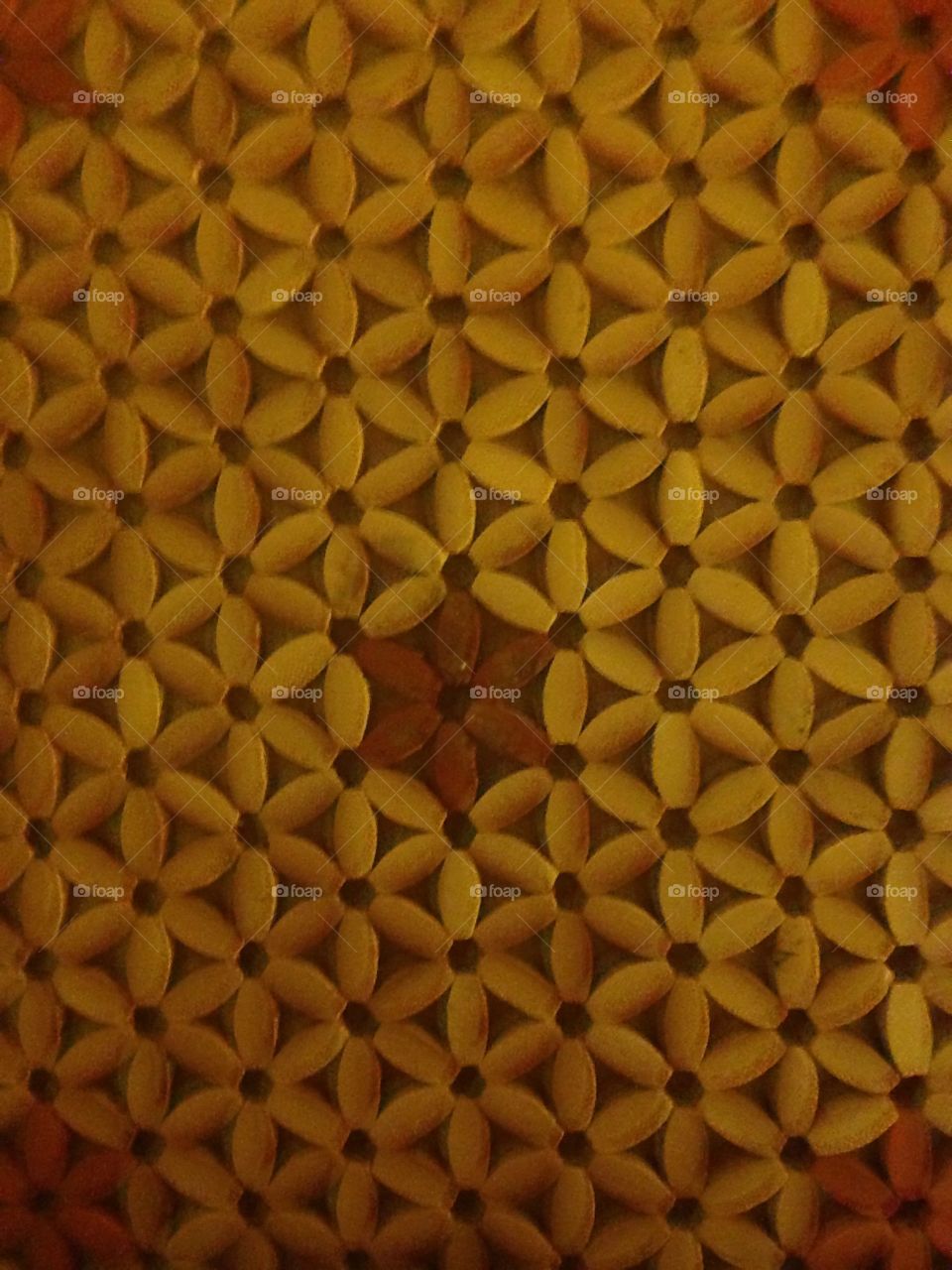Pattern mat. Mat in kitchen 