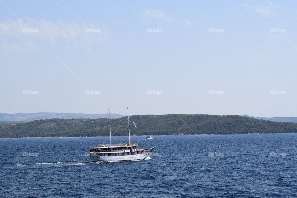 Boat in the Adriatic