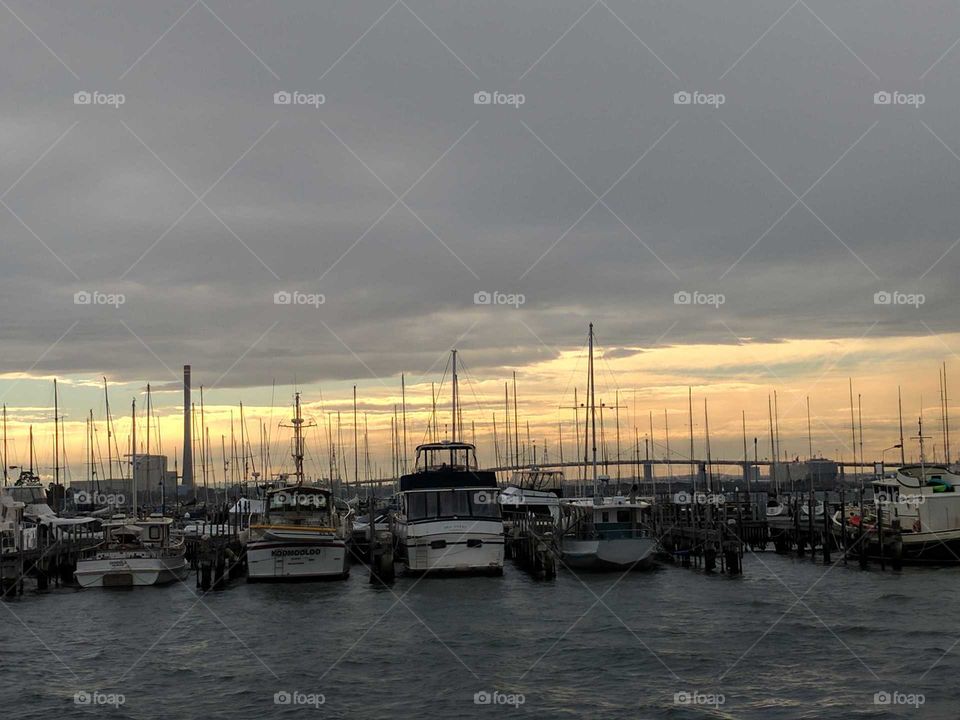 Afternoon by the pier