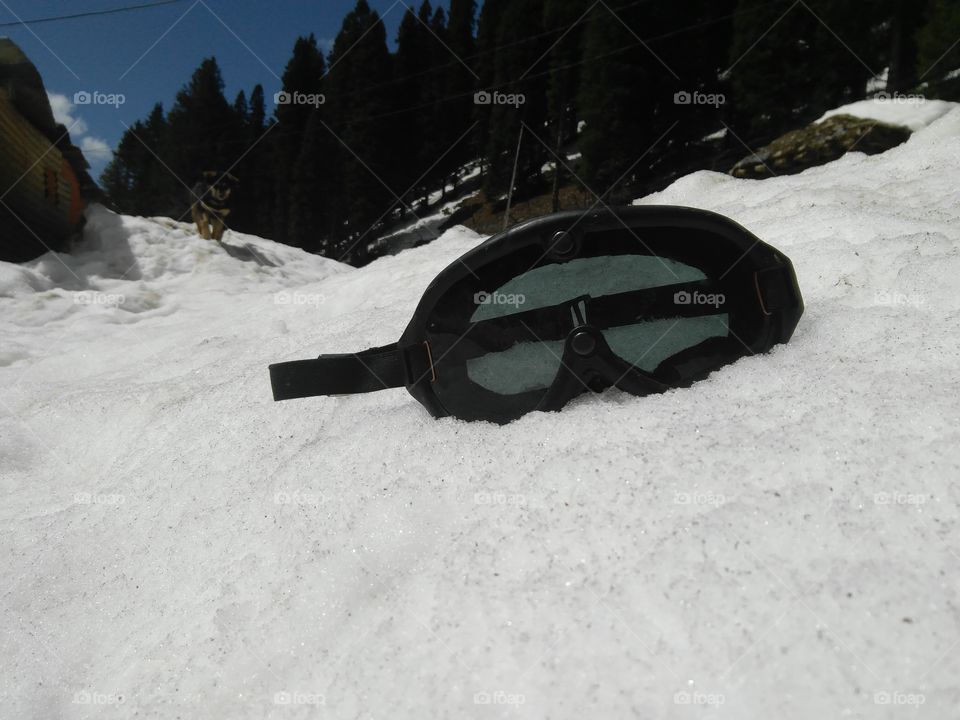 missing sunglasses at ice