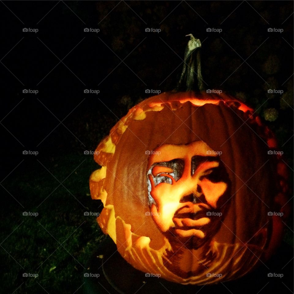 Jimi Hendix Pumpkin