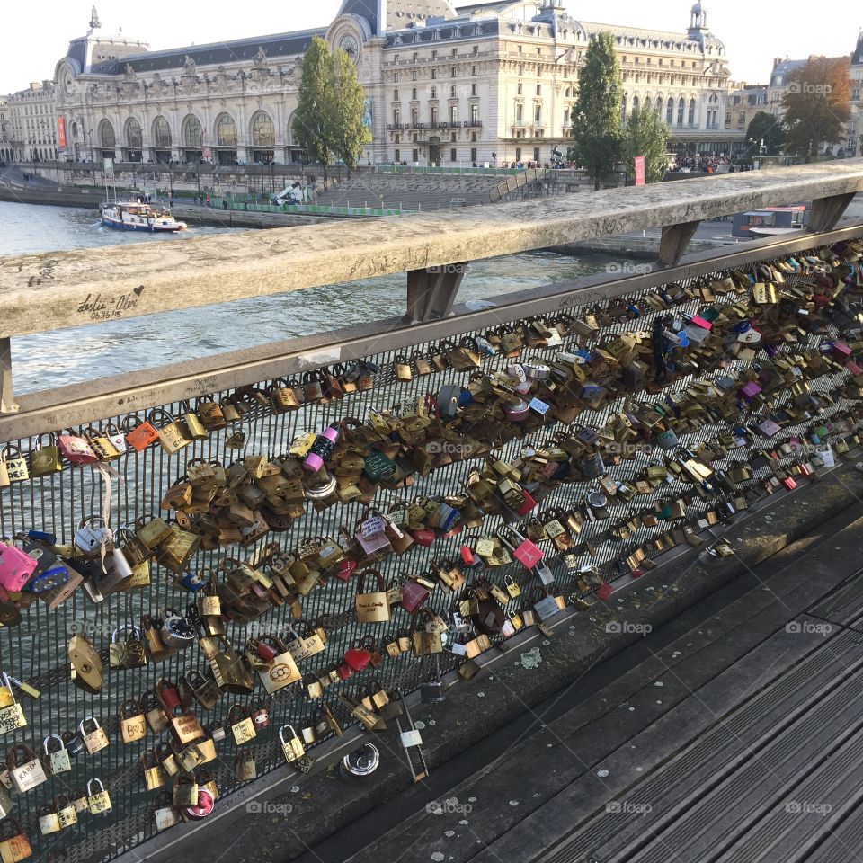 Pont des Arts. Still or again some locks (Oct 2016)
