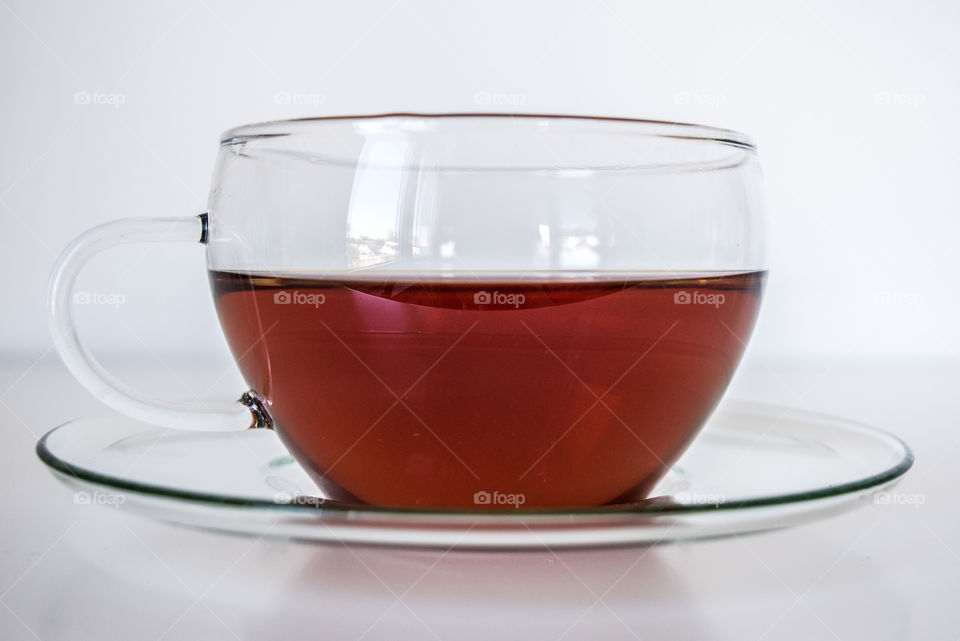 Close-up of black tea