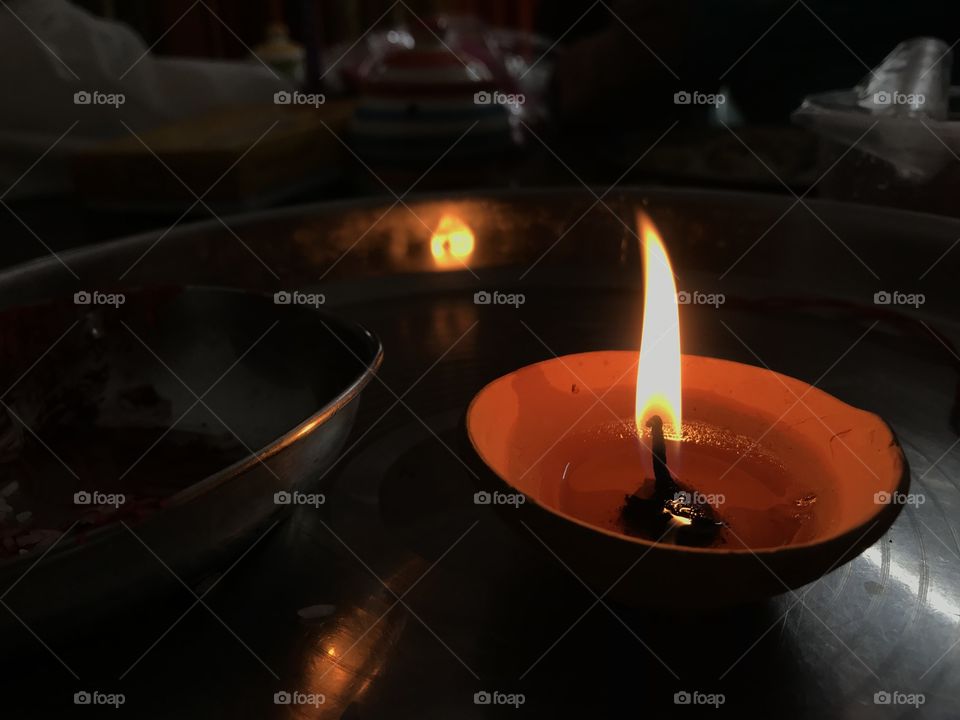 Known as ‘Diya’ this was the primary source of light in late years in India  . DIYA is mainly used in Diwali to light up homes as this was used by kings of India in old times to light up there houses 