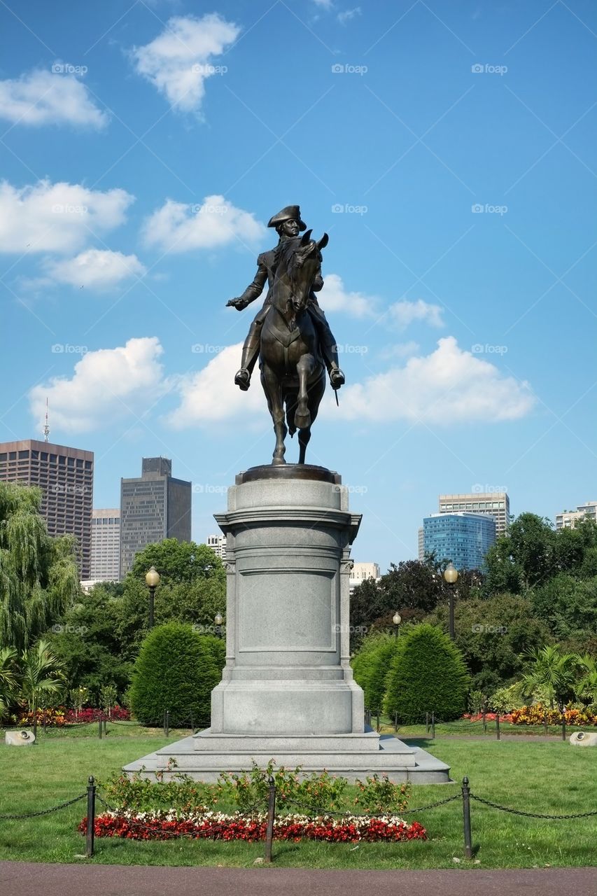 George Washington Monument in Boston