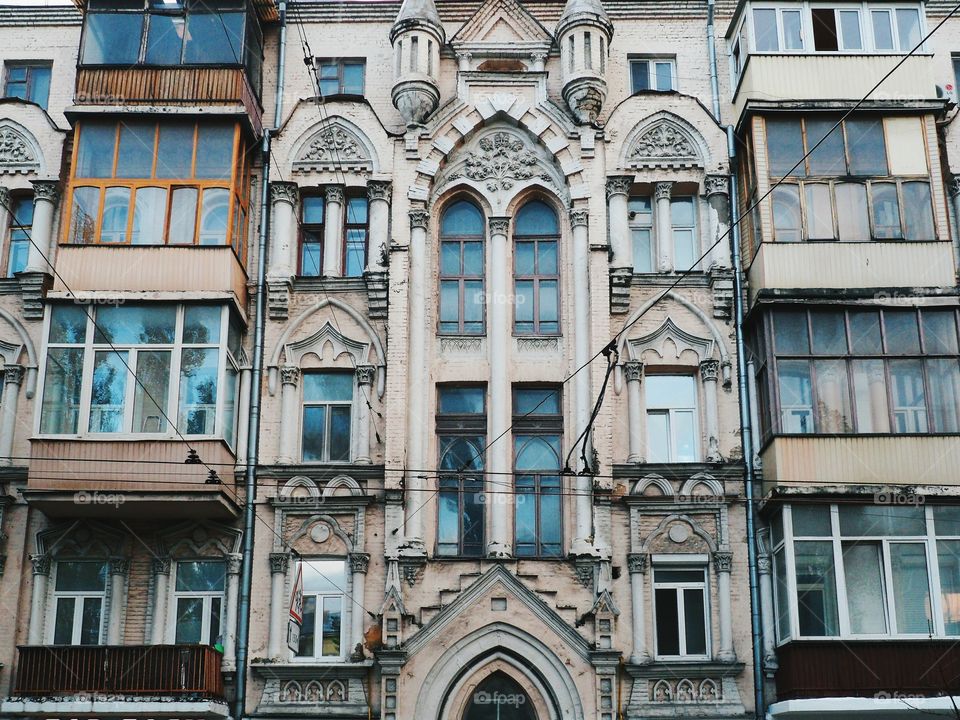 old architecture Kiev, Kiev, autumn 2016