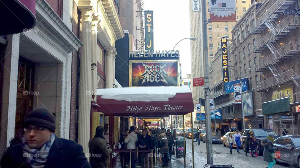 Rock of Ages. Helen Hayes theater on Broadway