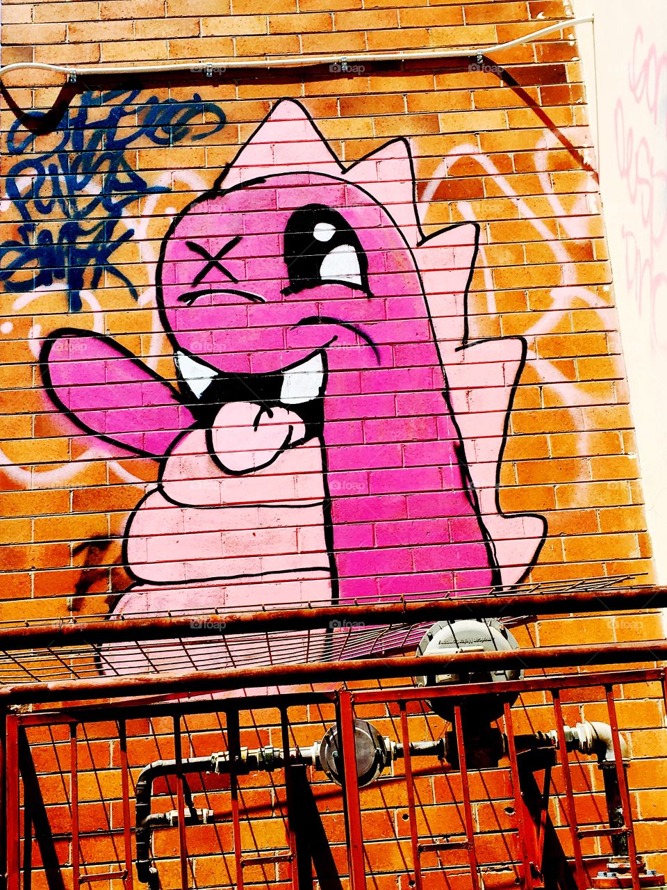 Pink graffiti 