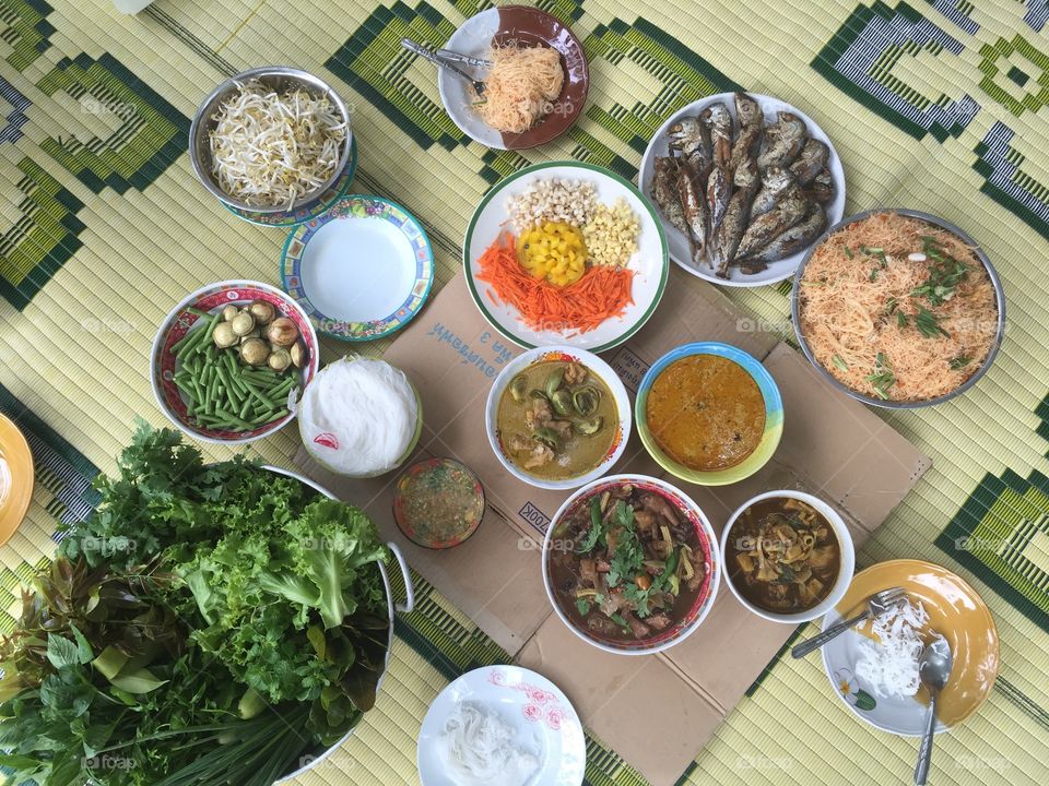 Local thai food, Songkhla, Thailand