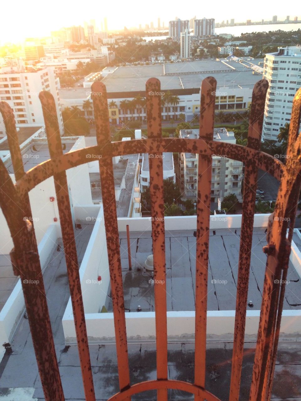 City View from Ladder at Miami Beach