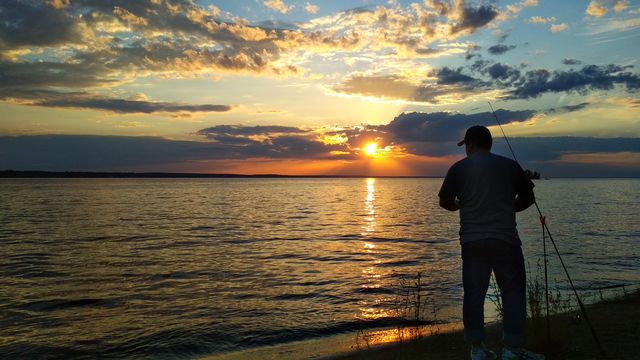 Evening fishing