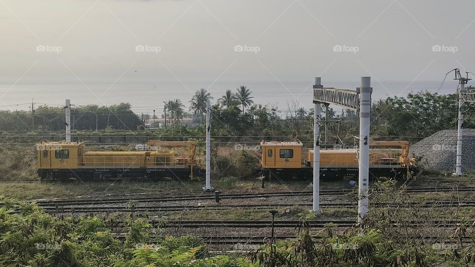 Taiwan Railway Administration working train