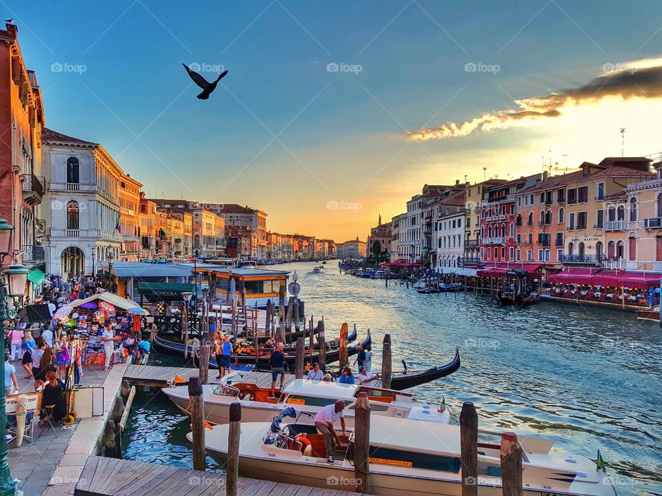 Sunset in Venezia