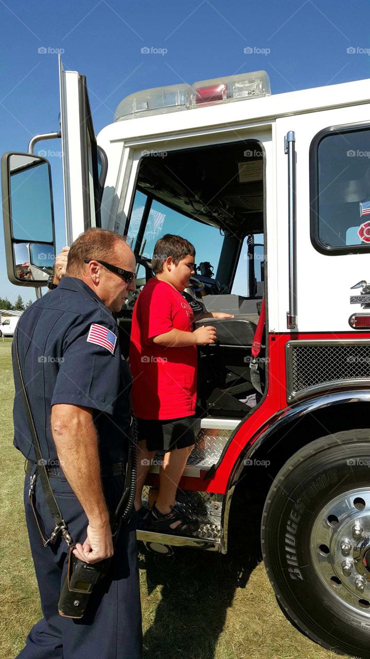 learning about the rig