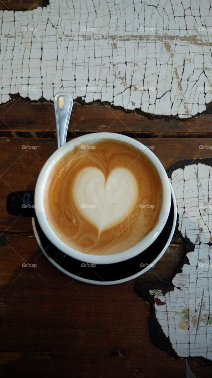 Coffee with a heart ☕