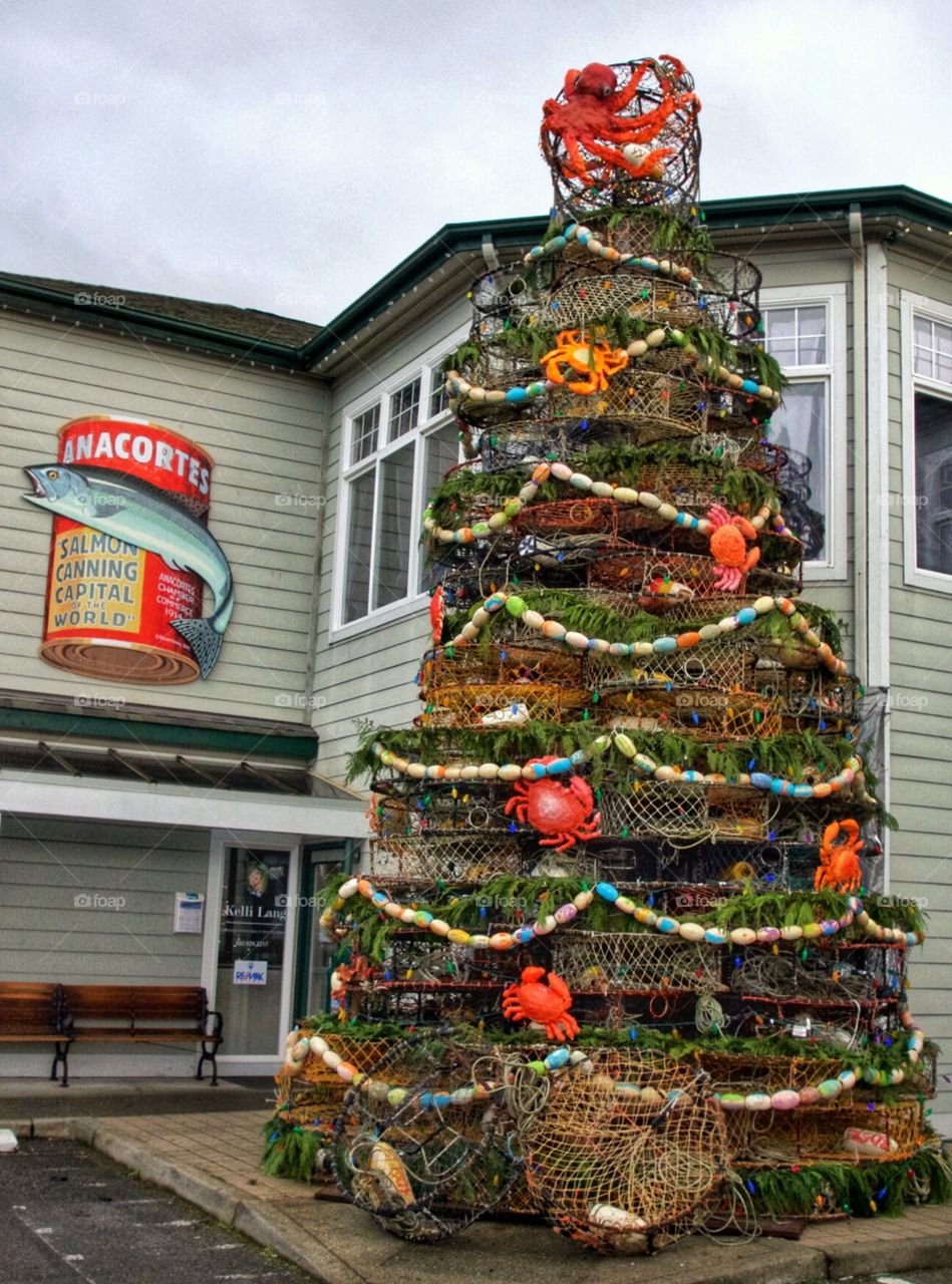 Crab pot Christmas Tree 