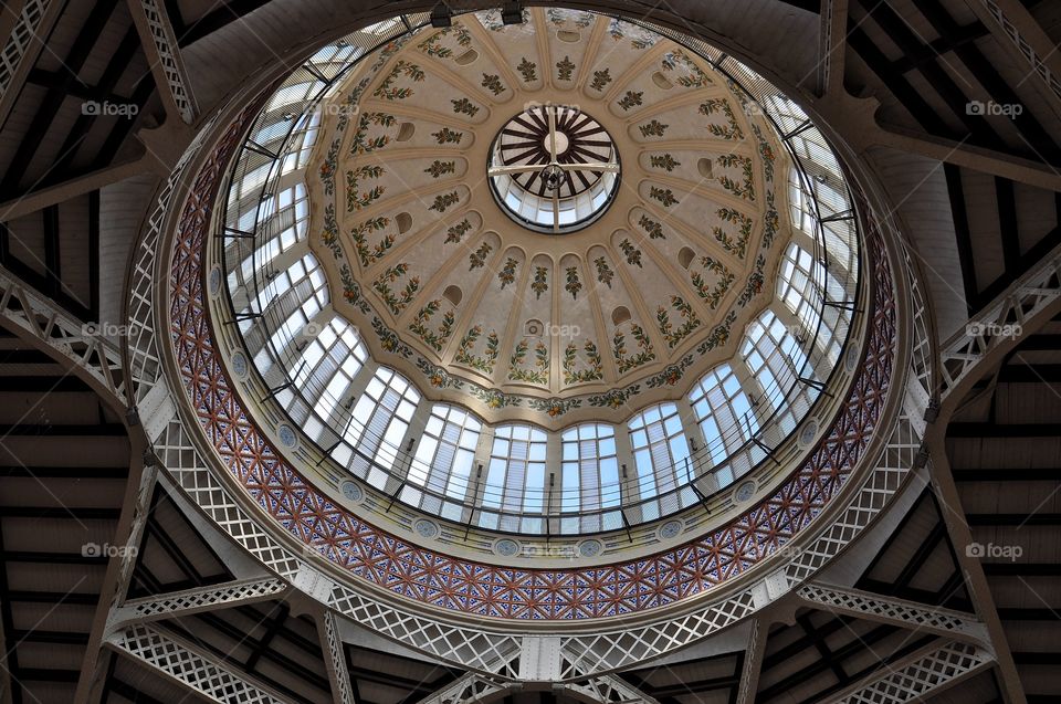 market dome in valencia