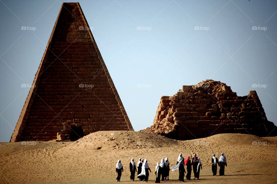 Pyramids of Jebel Barkal in Sudan