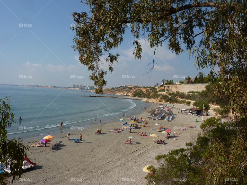 beach holiday spain seaview by lizajones