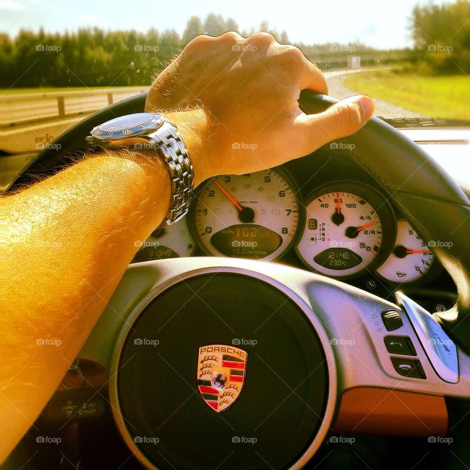 Drivning with the top down