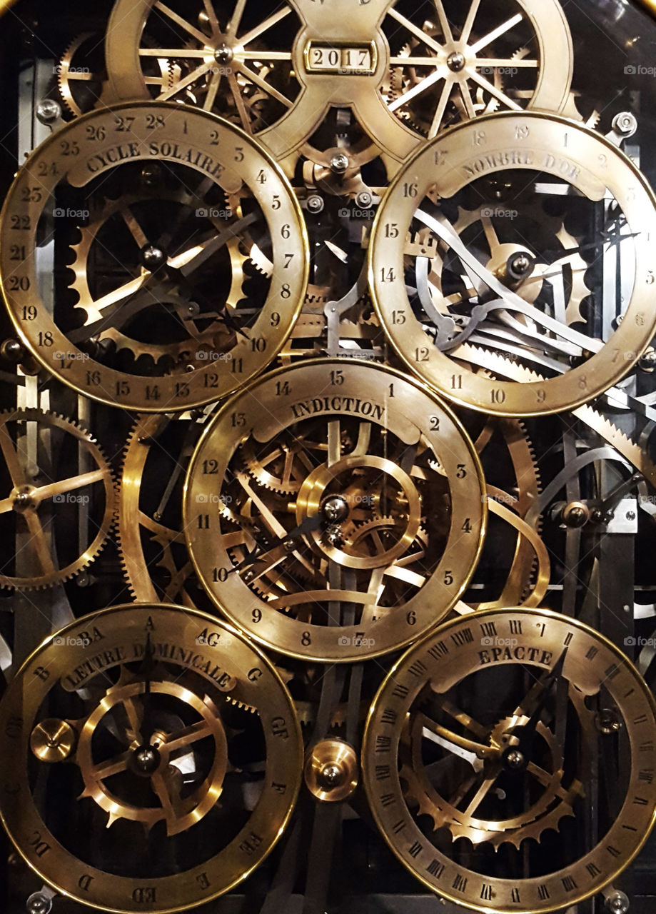 Cog of an watchmaking in Strasbourg in France