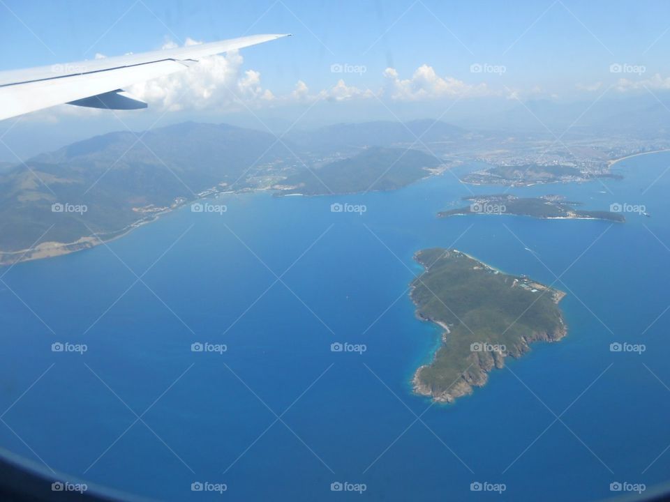 Vietnam from plane