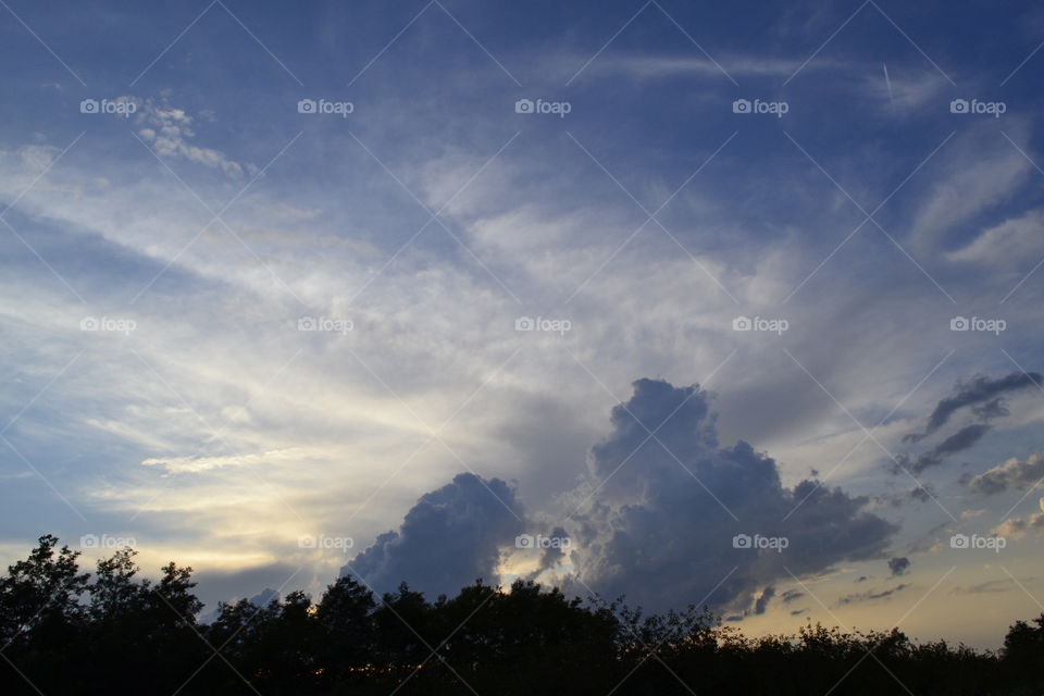 clouds sunset