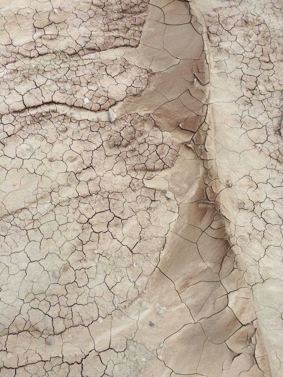 Textures - badlands . Some mud in the Badlands, South Dakota 