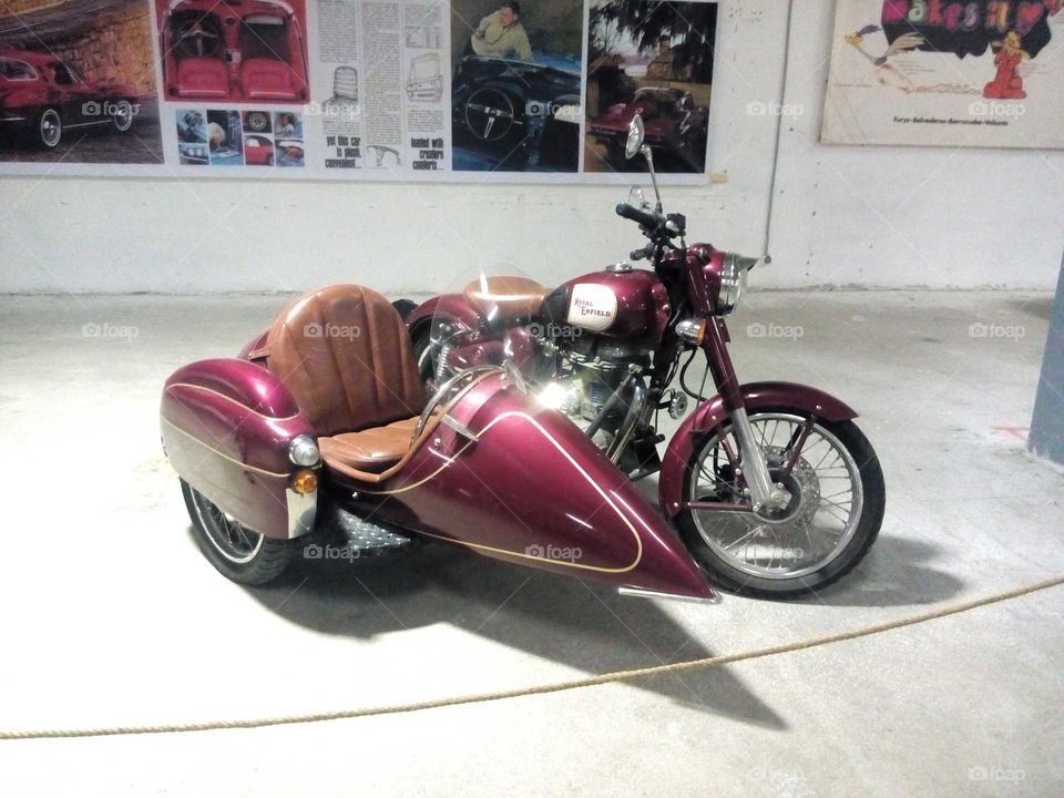 Retro motorcycle